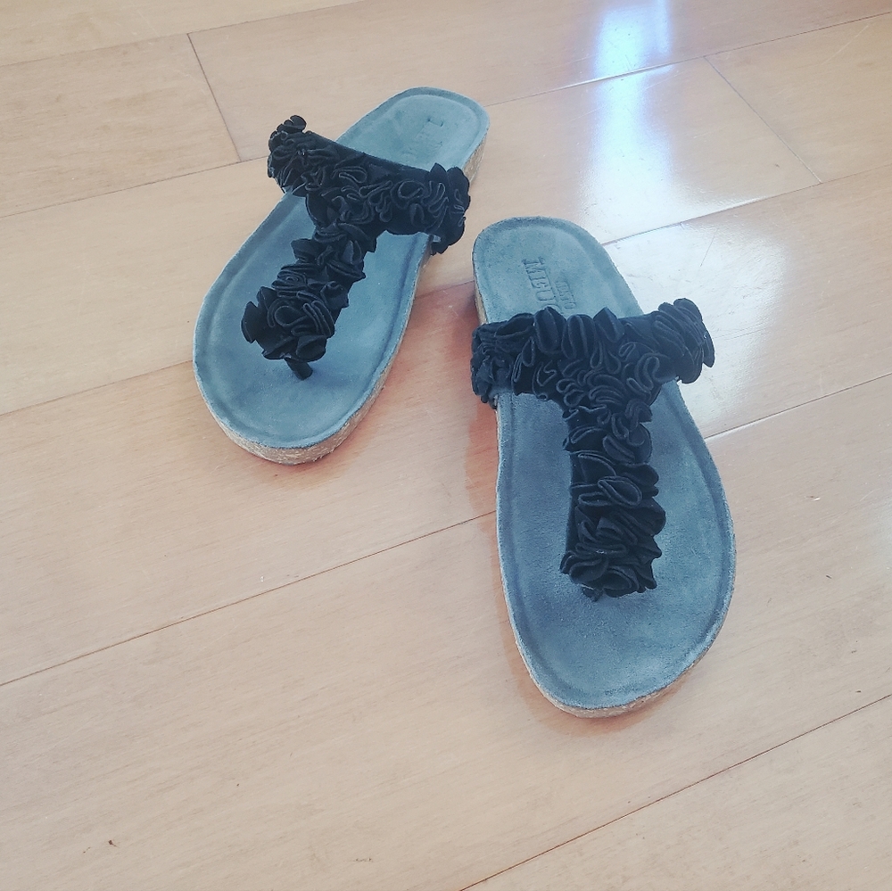 Italian Suede Sandals, 5